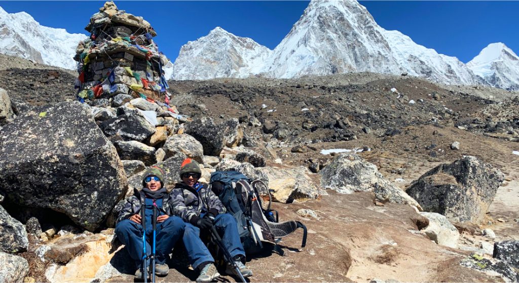 Kids at the Everest Base Camp in Nepal