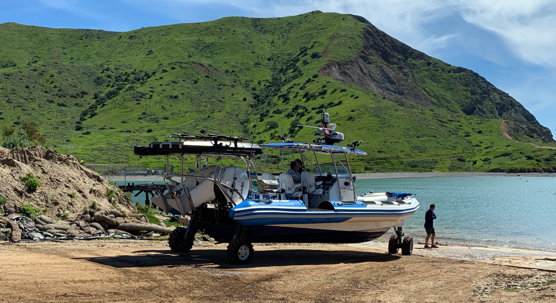 4WD Amphibious boat 8.4 meter