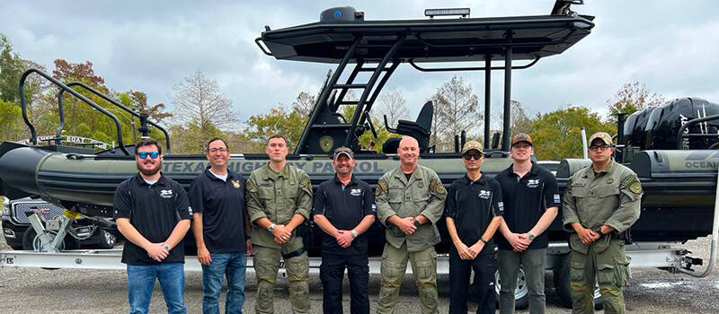 TX DPS High Speed Patrol Boat using Setcom Wireless Liberator System!