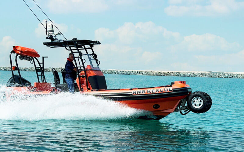 OCM AMP Search and Rescue Boat at the FDIC