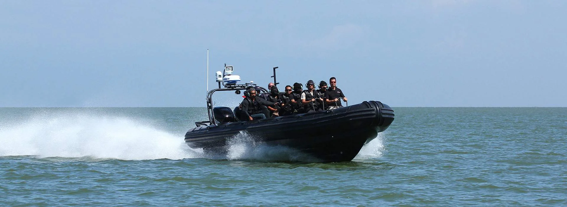 Ocean Craft Marine’s Todd Salus Delivers New Boat and Training to the Royal Brunei Police